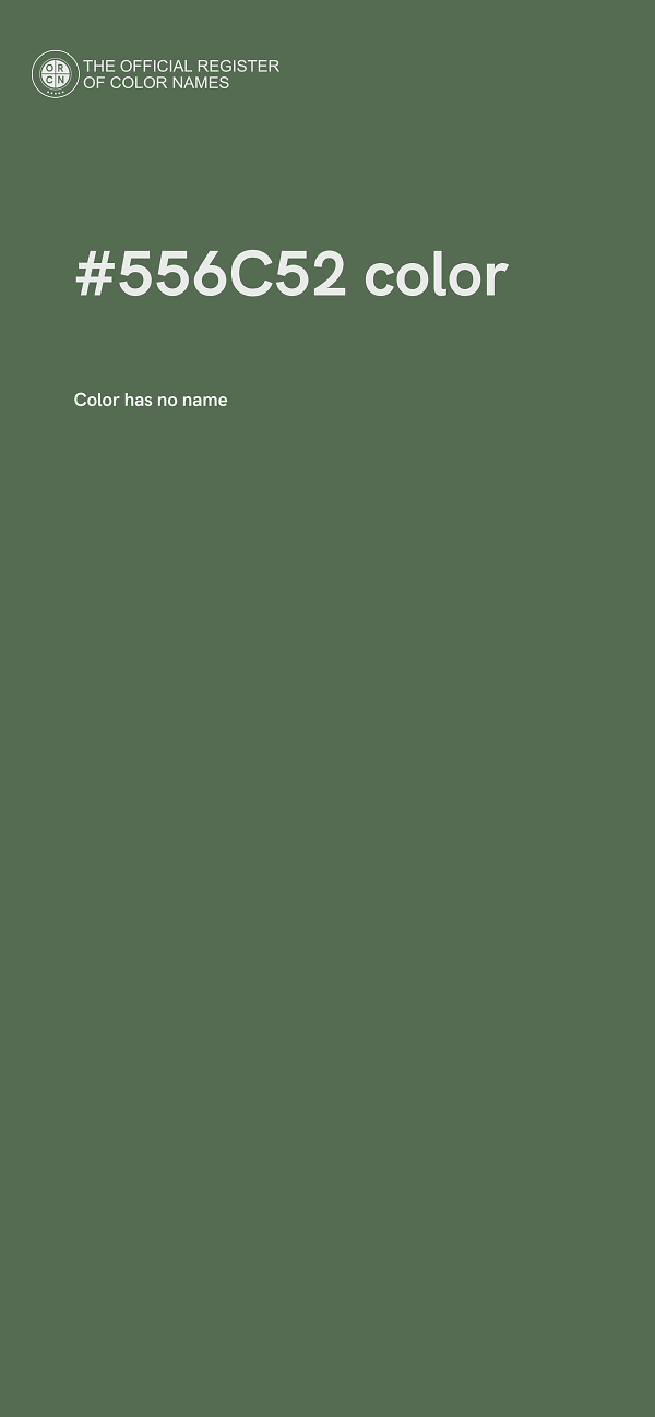 #556C52 color image