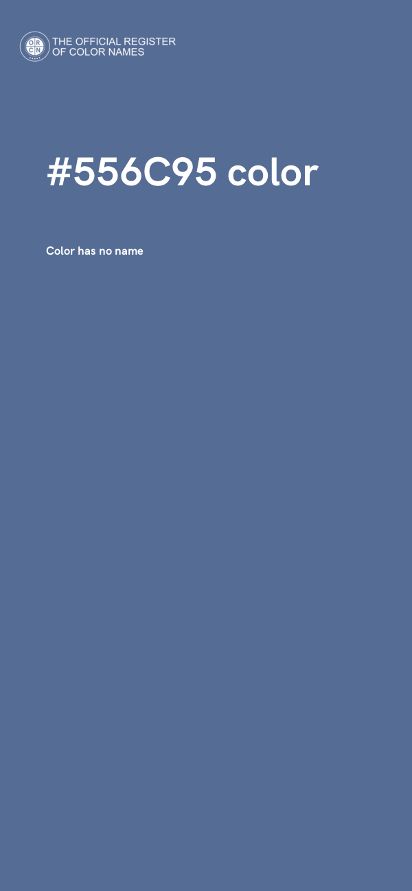#556C95 color image