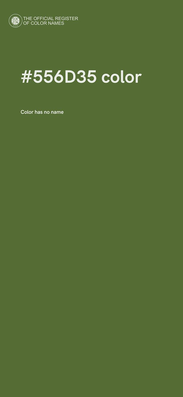 #556D35 color image