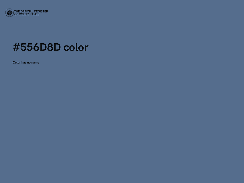 #556D8D color image