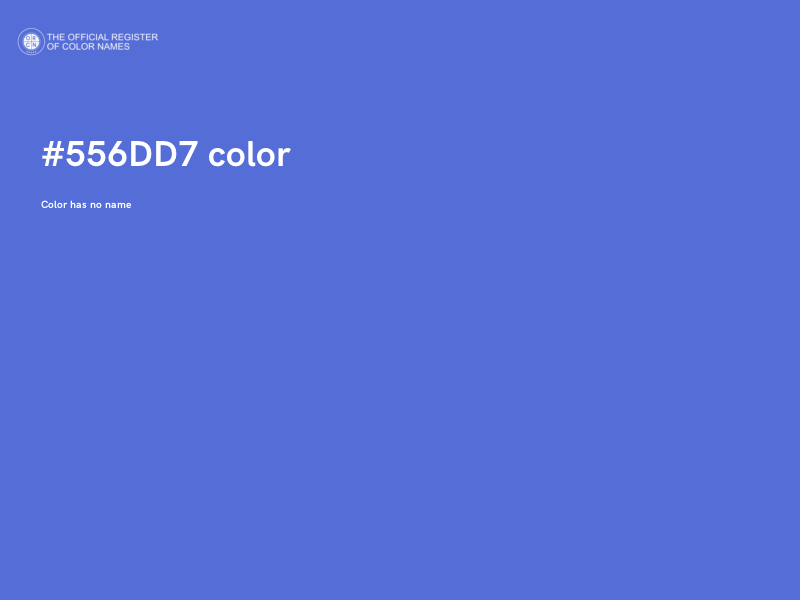 #556DD7 color image