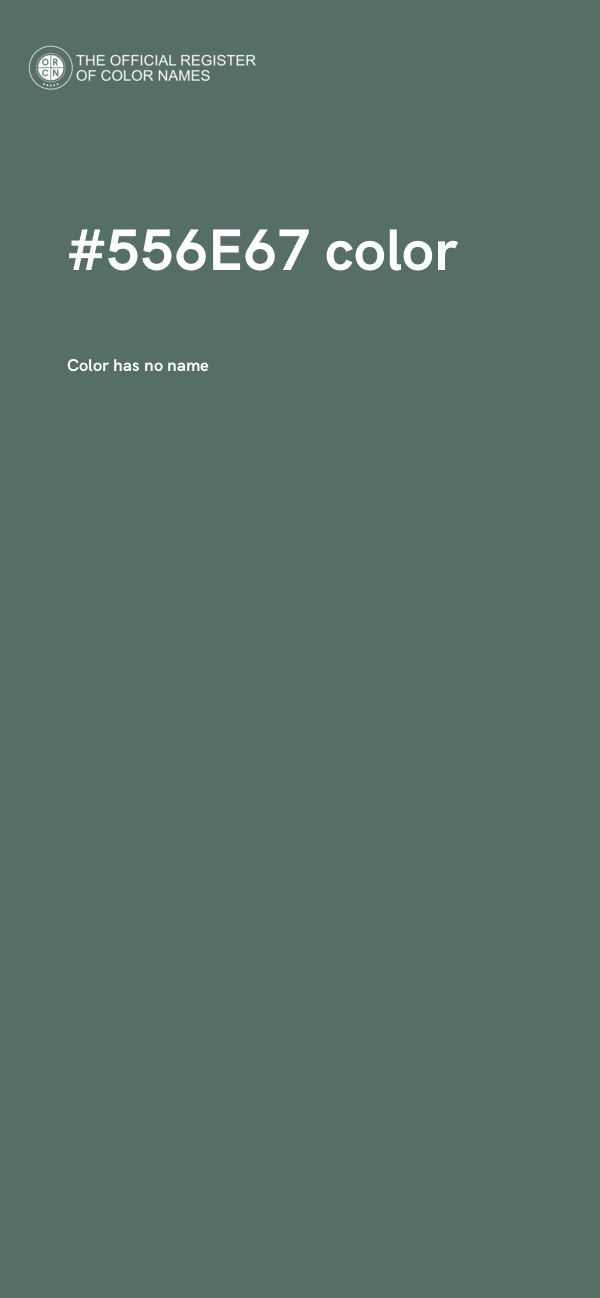 #556E67 color image