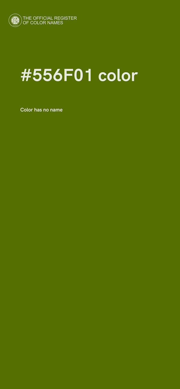 #556F01 color image