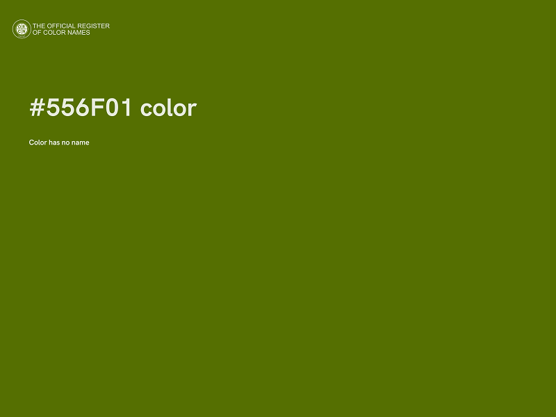 #556F01 color image