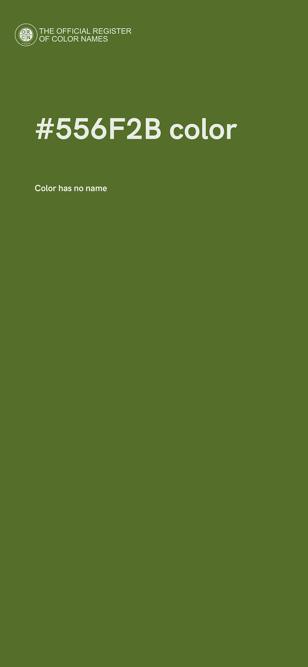 #556F2B color image