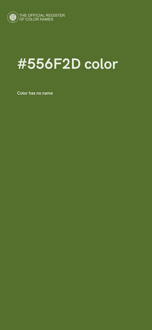 #556F2D color image