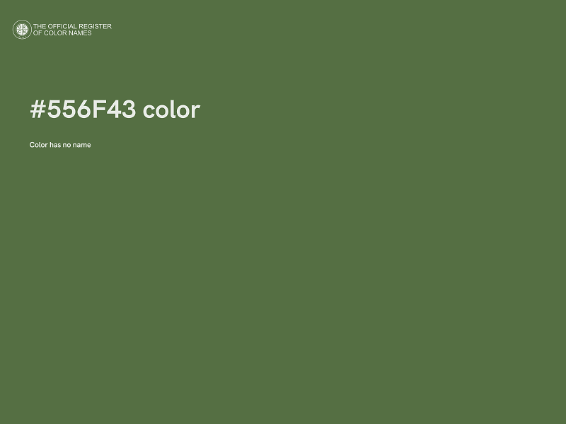 #556F43 color image