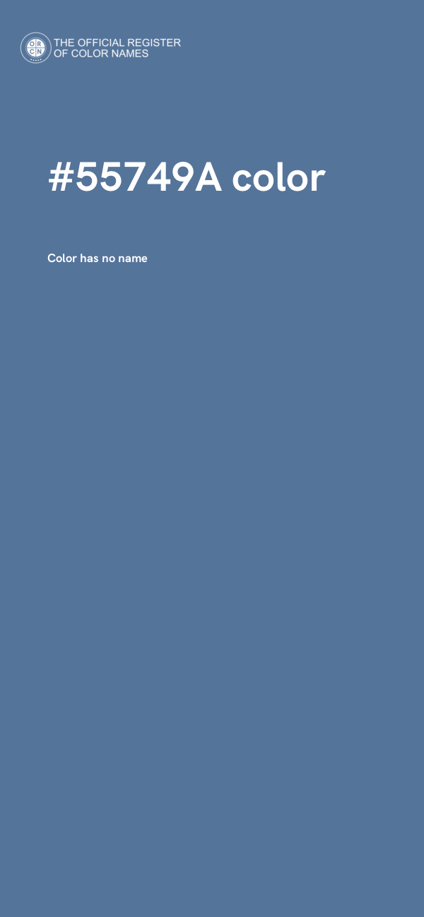 #55749A color image