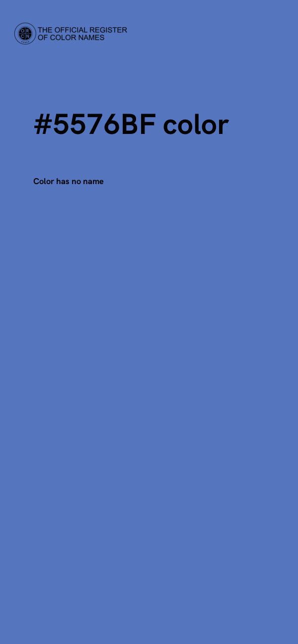 #5576BF color image