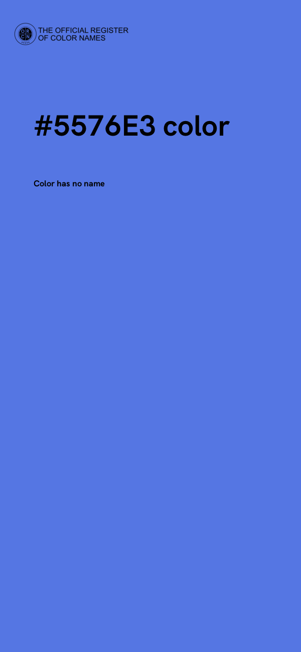 #5576E3 color image