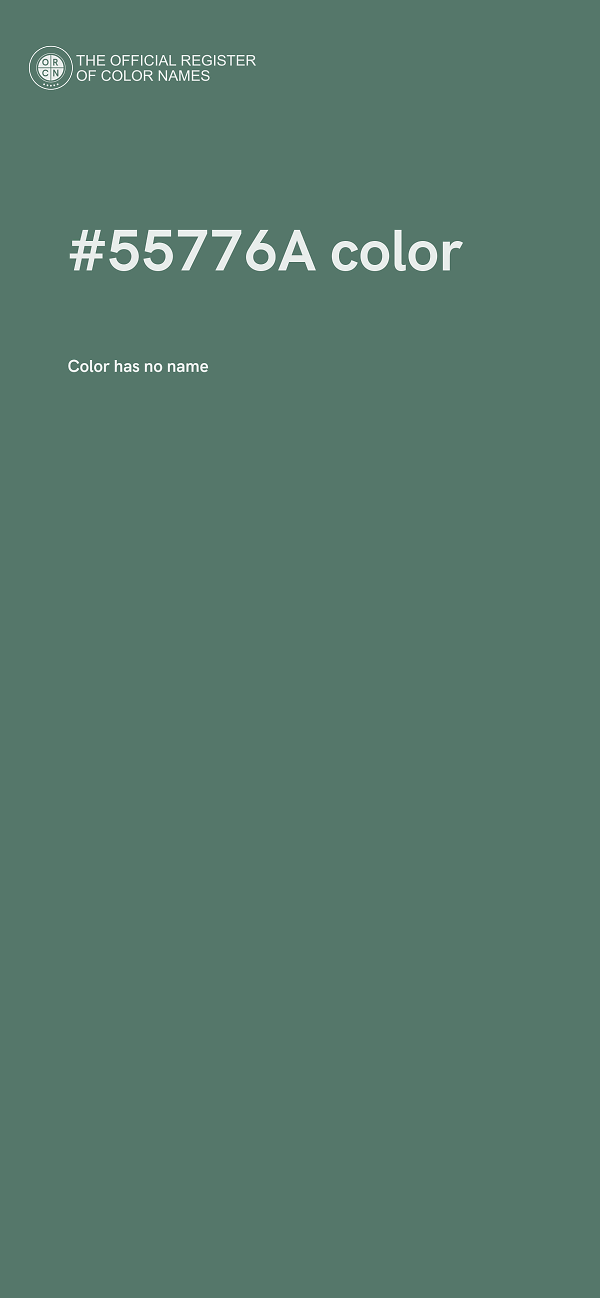 #55776A color image