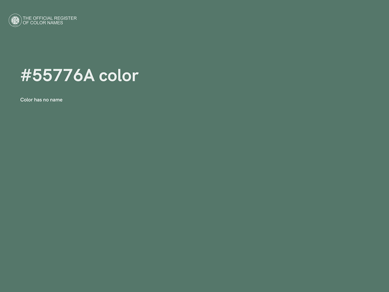 #55776A color image