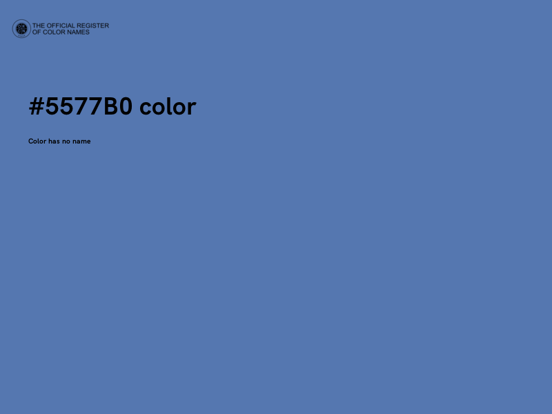 #5577B0 color image