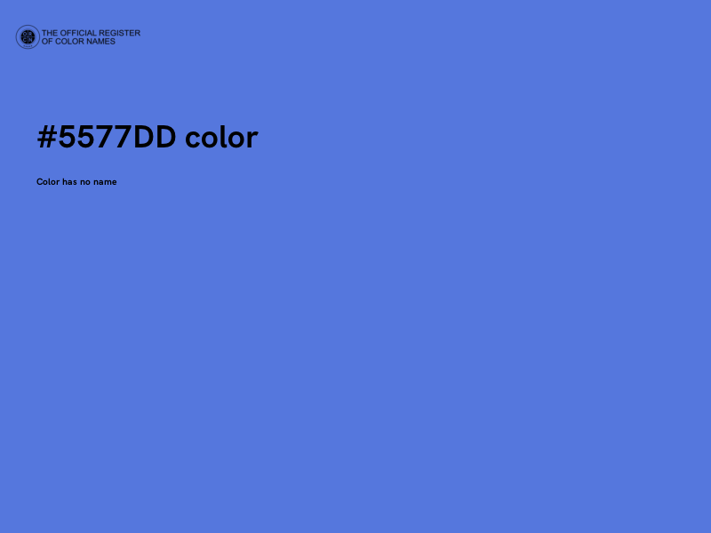 #5577DD color image