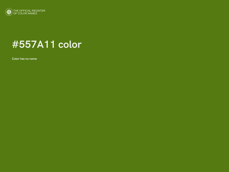 #557A11 color image