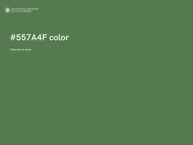 #557A4F color image