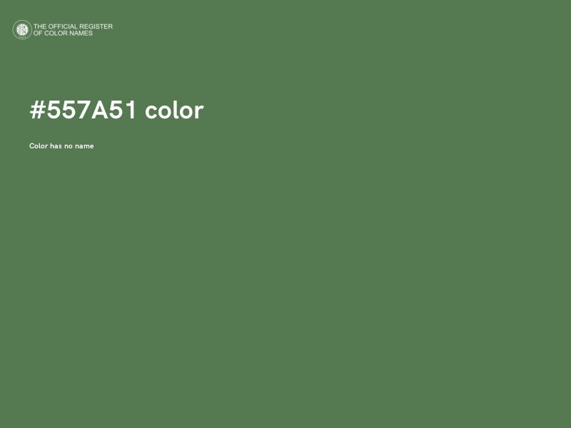 #557A51 color image
