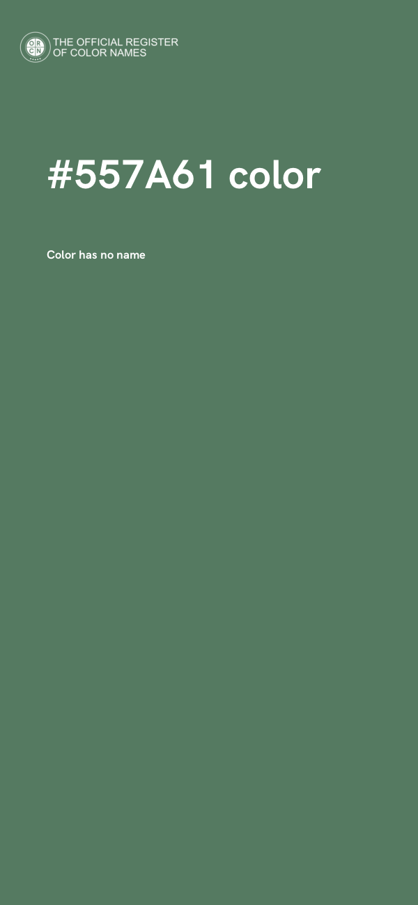 #557A61 color image
