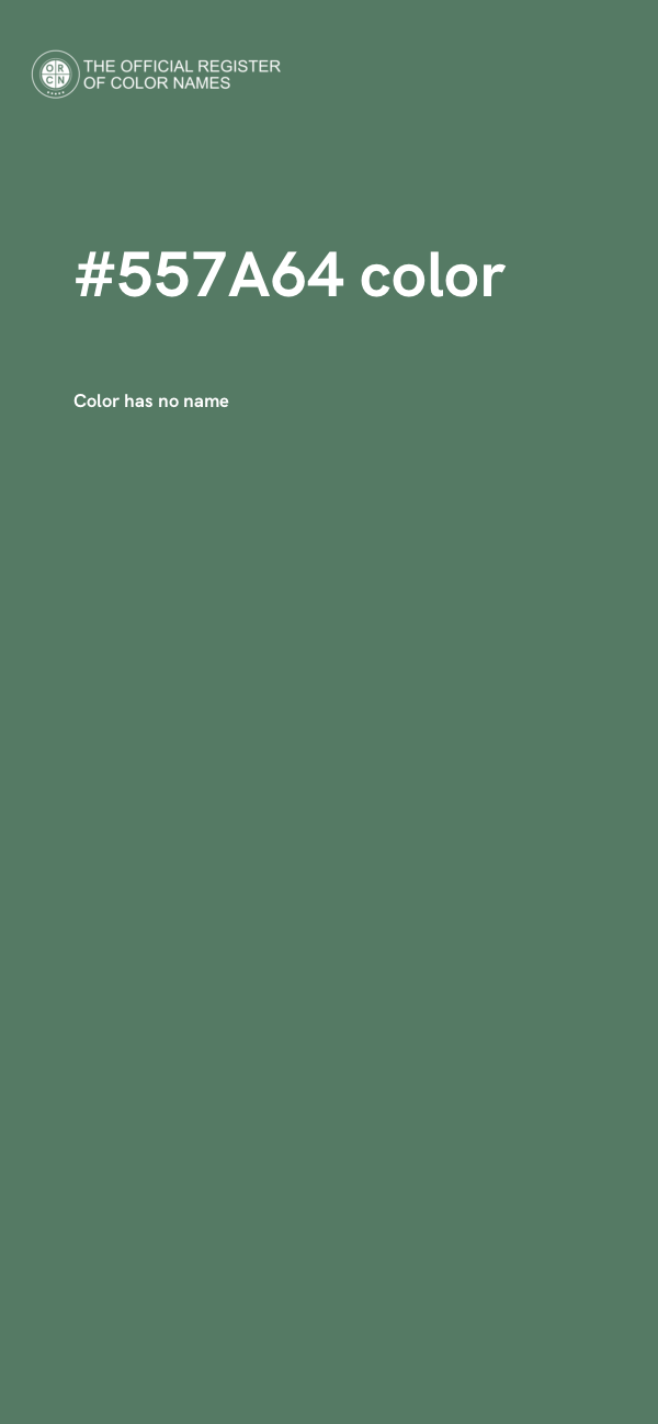 #557A64 color image
