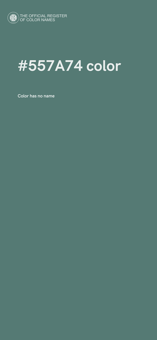 #557A74 color image