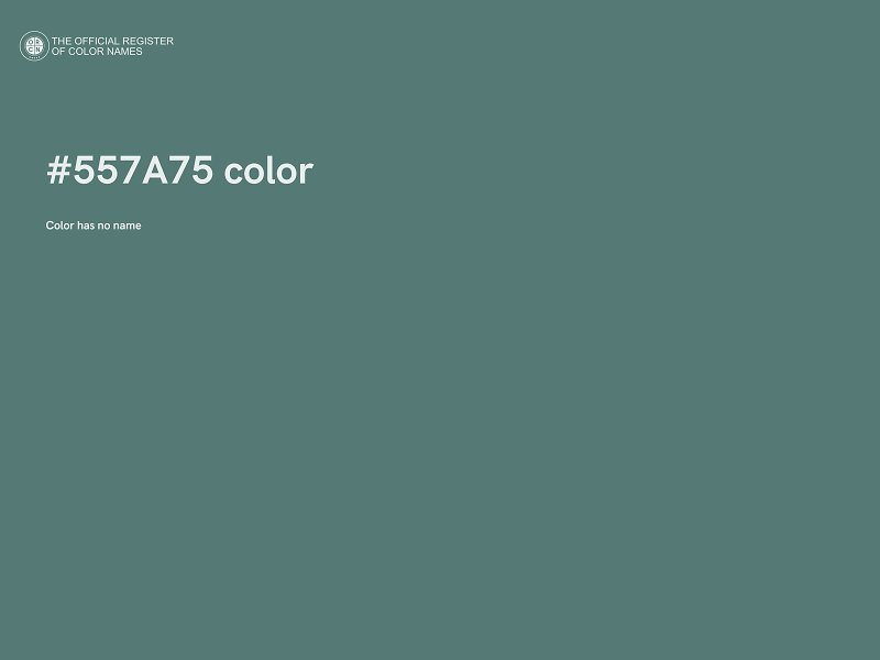 #557A75 color image