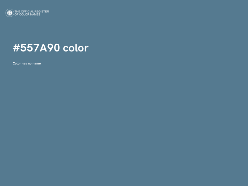 #557A90 color image
