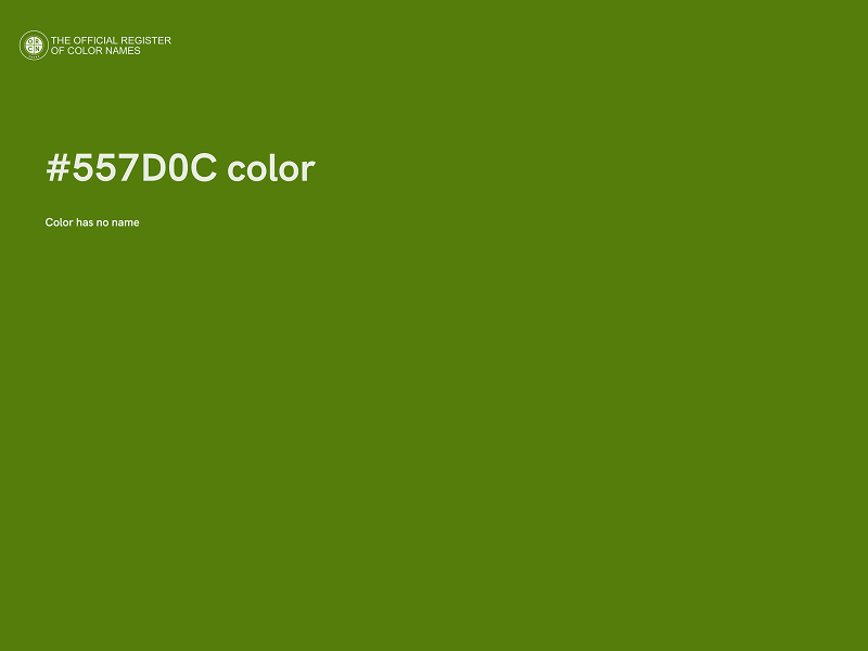 #557D0C color image