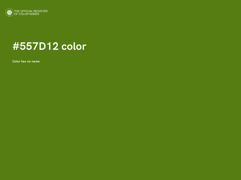 #557D12 color image