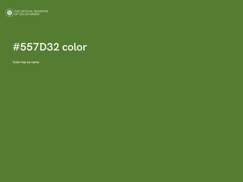 #557D32 color image