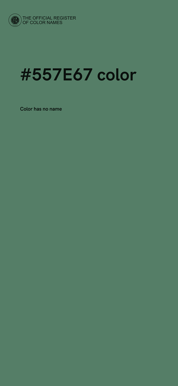 #557E67 color image