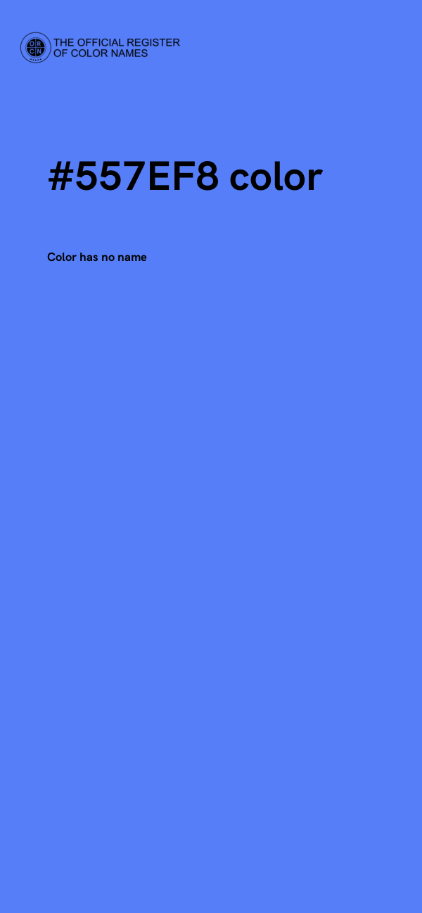 #557EF8 color image