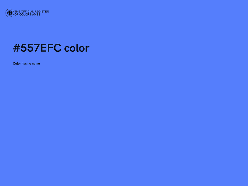 #557EFC color image