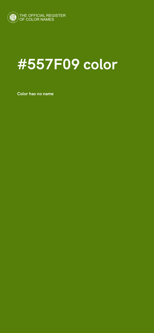 #557F09 color image