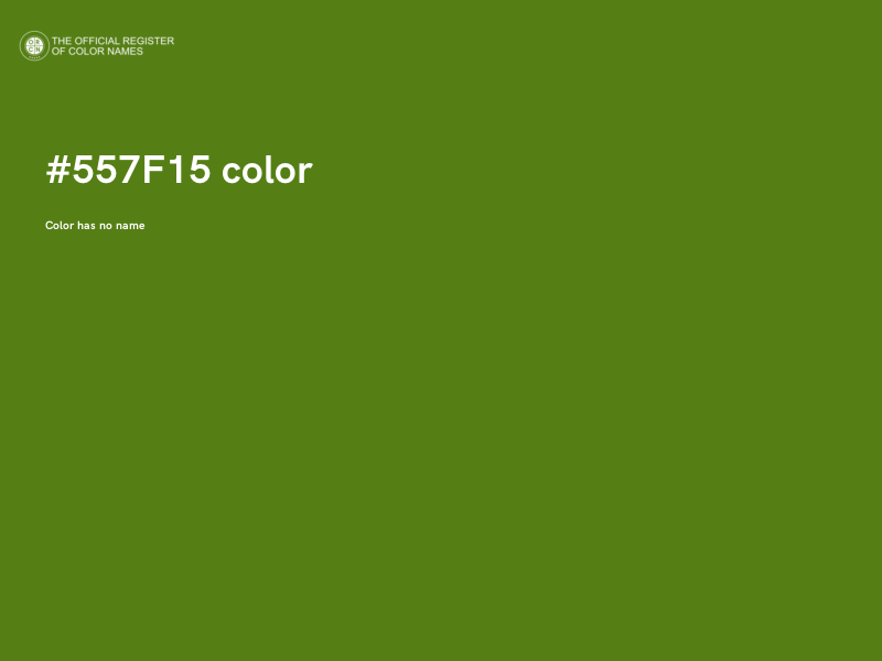 #557F15 color image