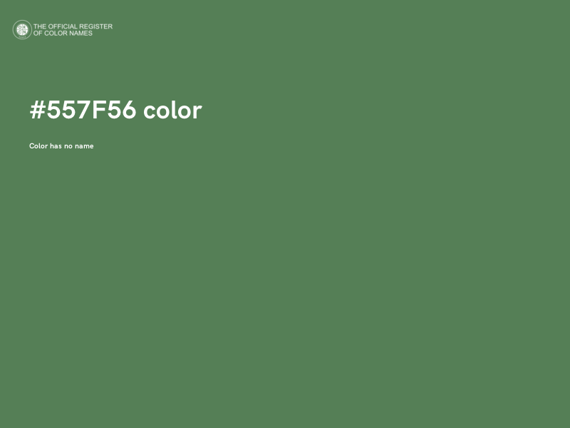 #557F56 color image