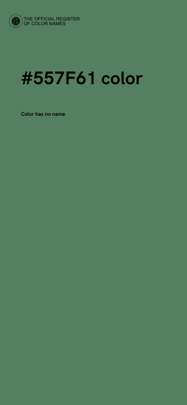 #557F61 color image