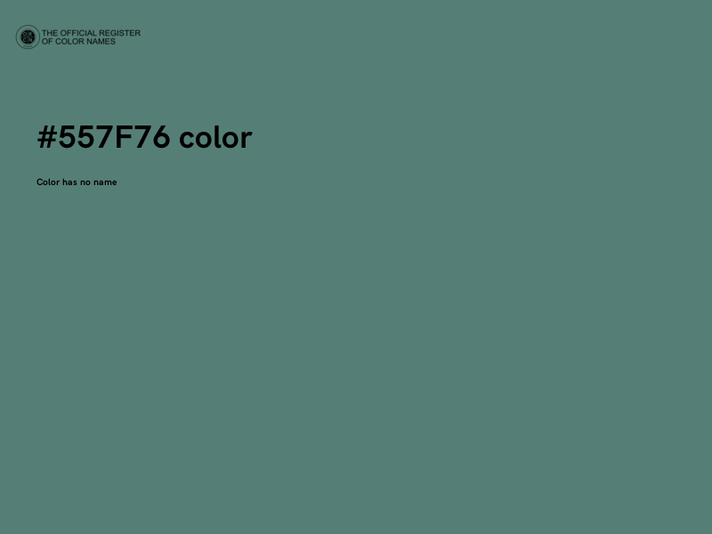 #557F76 color image