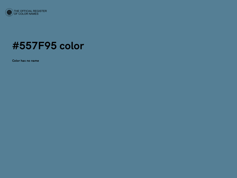 #557F95 color image