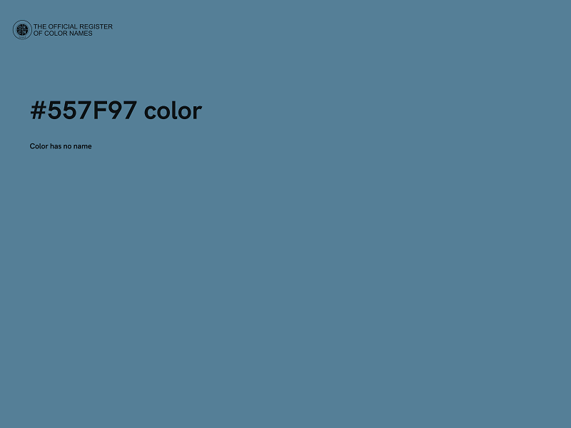 #557F97 color image