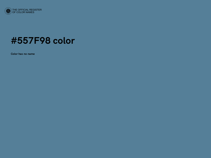 #557F98 color image