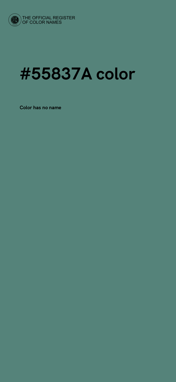 #55837A color image