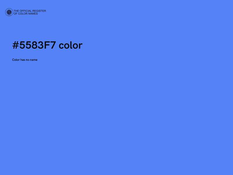 #5583F7 color image