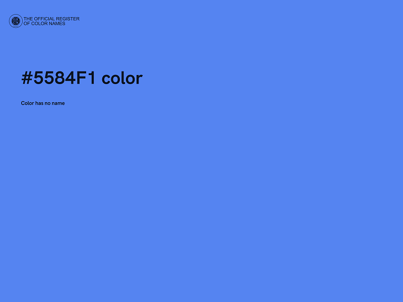 #5584F1 color image