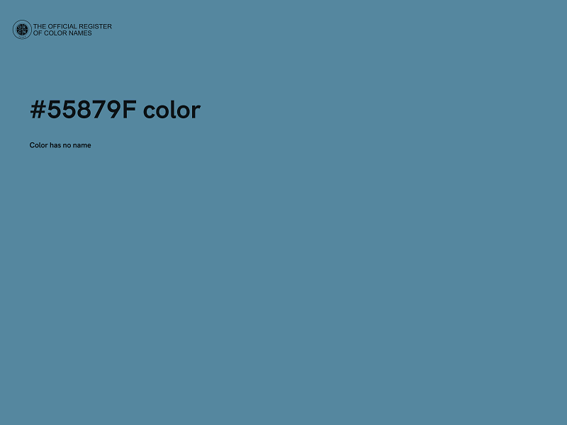 #55879F color image