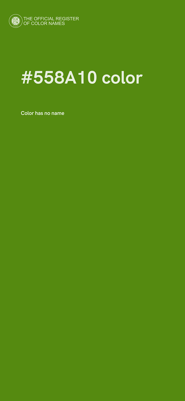 #558A10 color image