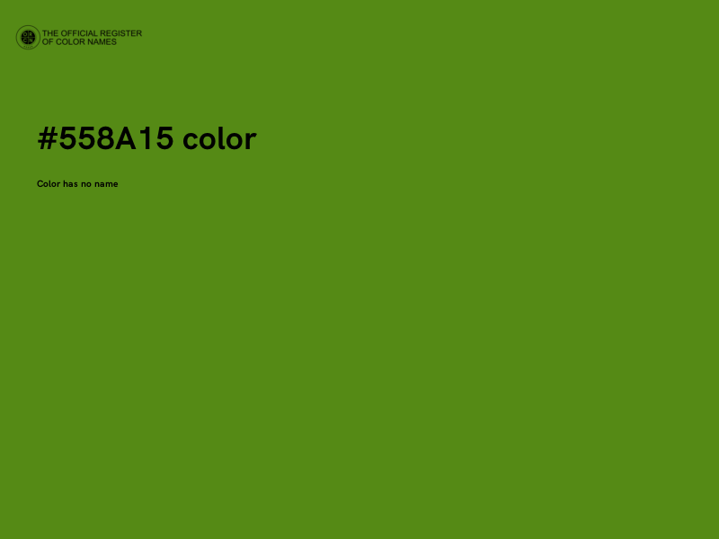 #558A15 color image