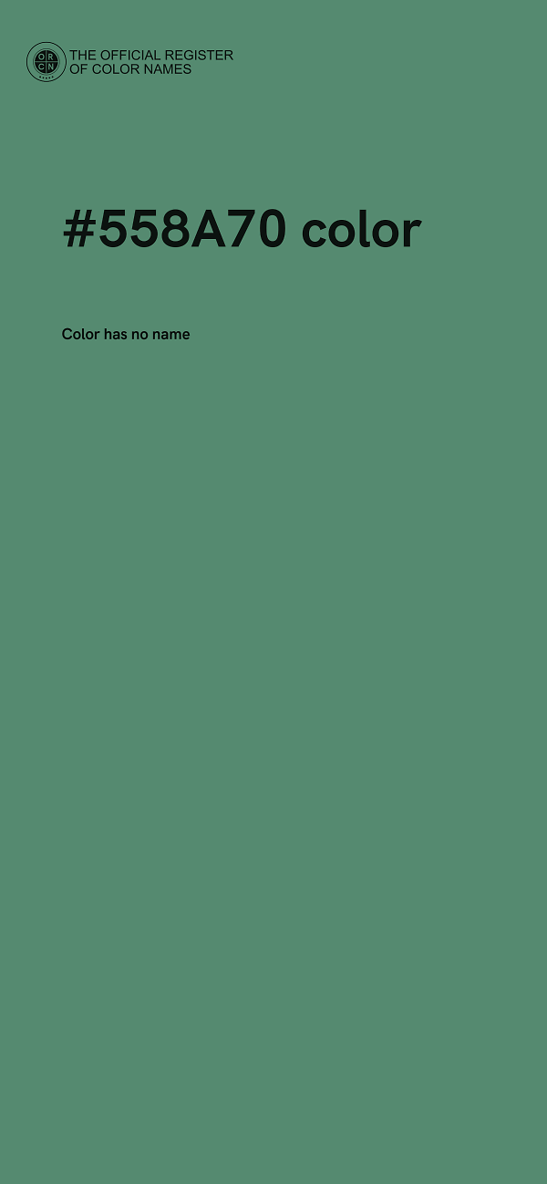 #558A70 color image