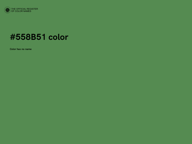 #558B51 color image