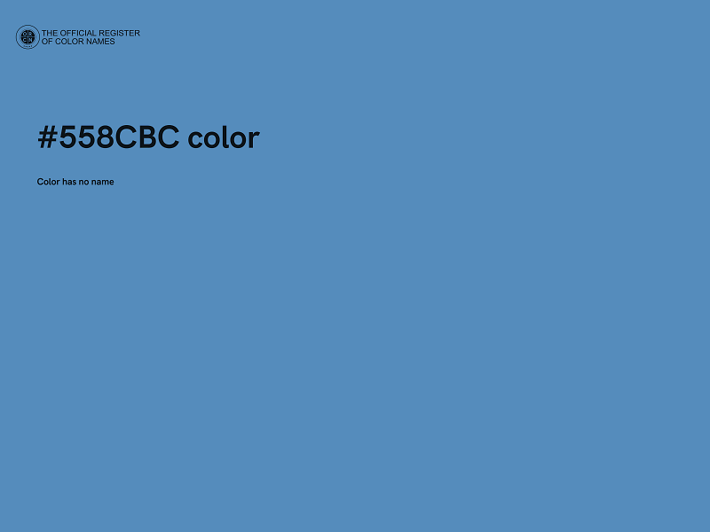 #558CBC color image