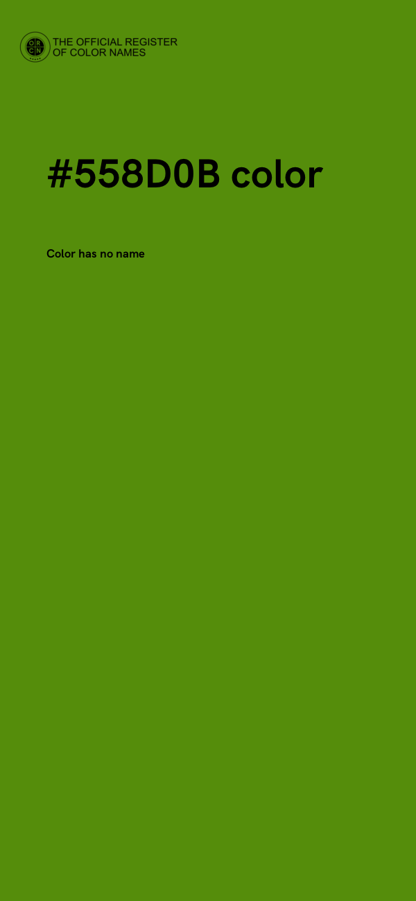 #558D0B color image